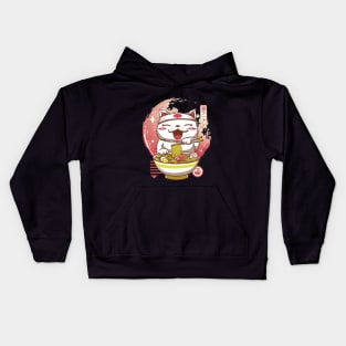 Great Ramen and Cat Kids Hoodie